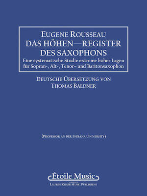 Saxophone High Tones – German Edition