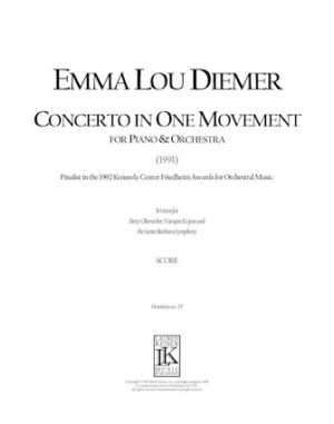Concerto in One Movement Concerto in One Movement