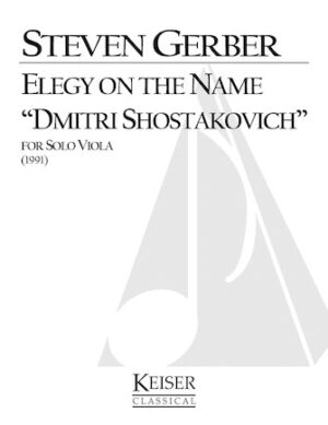 Elegy on the Name Dmitri Shostakovich Elegy on the Name Dmitri Shostakovich