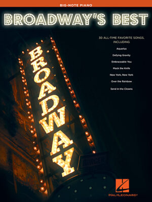 Broadway’s Best for Big-Note Piano