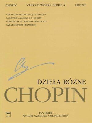 Various Works for Piano, Series A Various Works for Piano, Series A