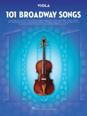 101 Broadway Songs for Viola 101 Broadway Songs for Viola