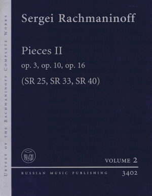 Pieces II Op. 3, Op. 10, Op. 16 (Sr 25, Sr 33, Sr 40) Pieces II Op. 3, Op. 10, Op. 16 (Sr 25, Sr 33, Sr 40)