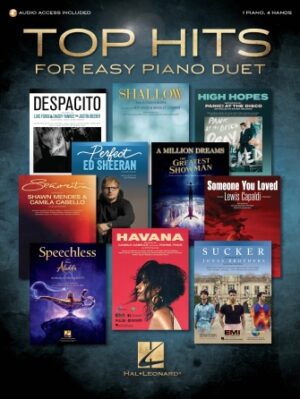 Top Hits for Easy Piano Duet with Recorded Accompaniments Top Hits for Easy Piano Duet with Recorded Accompaniments