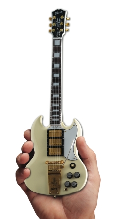 Gibson 1964 SG Custom White Mini Guitar Replica Gibson 1964 SG Custom White Mini Guitar Replica