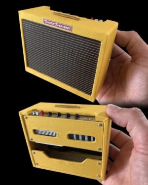 Miniature 1959 Fender Tweed Twin Ornamental Amp Model – Officially Licensed Miniature 1959 Fender Tweed Twin Ornamental Amp Model – Officially Licensed