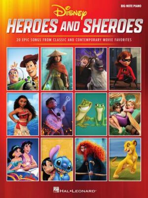 Disney Heroes and Sheroes for Big-Note Piano Disney Heroes and Sheroes for Big-Note Piano