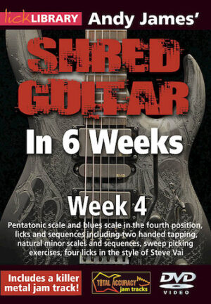 Andy James’ Shred Guitar in 6 Weeks Andy James’ Shred Guitar in 6 Weeks