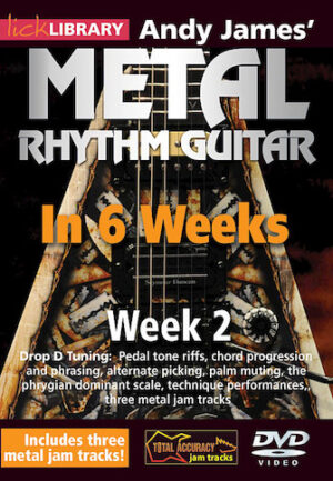 Andy James’ Metal Rhythm Guitar in 6 Weeks Andy James’ Metal Rhythm Guitar in 6 Weeks
