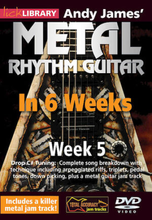 Andy James’ Metal Rhythm Guitar in 6 Weeks Andy James’ Metal Rhythm Guitar in 6 Weeks