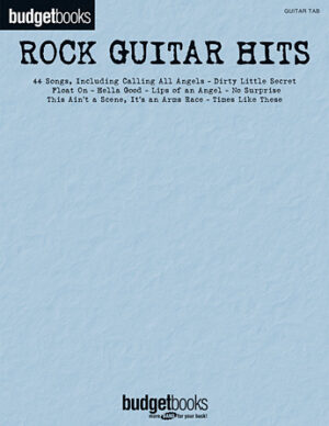 Rock Guitar Hits – Budget Book Rock Guitar Hits – Budget Book