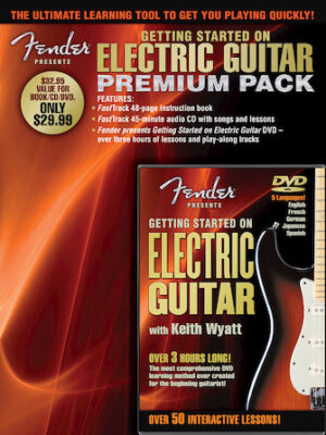 Fender Presents Getting Started on Electric Guitar – Premium Pack Fender Presents Getting Started on Electric Guitar – Premium Pack