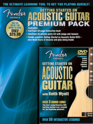 Fender Presents Getting Started on Acoustic Guitar – Premium Pack Fender Presents Getting Started on Acoustic Guitar – Premium Pack