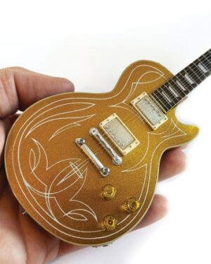 Billy F Gibbons Pinstripe Gibson Les Paul Goldtop Mini Guitar Model Billy F Gibbons Pinstripe Gibson Les Paul Goldtop Mini Guitar Model