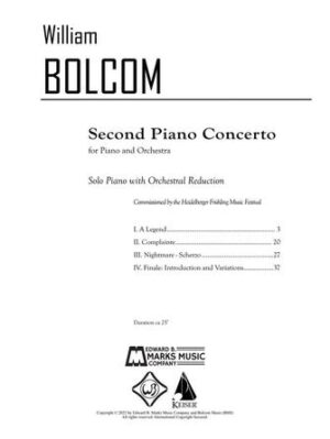 Second Piano Concerto Second Piano Concerto
