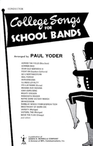 College Songs for School Bands – Conductor’s Score College Songs for School Bands – Conductor’s Score