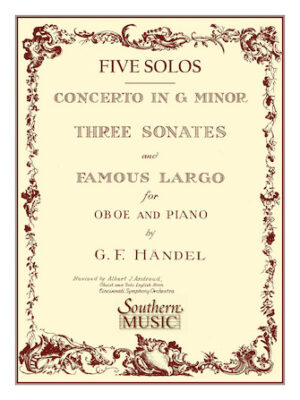 Three Sonates Famous Largo (Concerto G Minor) Three Sonates Famous Largo (Concerto G Minor)