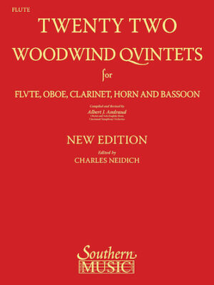 22 Woodwind Quintets – New Edition 22 Woodwind Quintets – New Edition