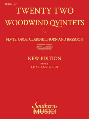 22 Woodwind Quintets – New Edition 22 Woodwind Quintets – New Edition