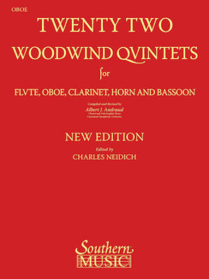 22 Woodwind Quintets – New Edition 22 Woodwind Quintets – New Edition