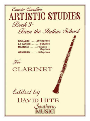Artistic Studies, Book 3 (Italian School) Artistic Studies, Book 3 (Italian School)
