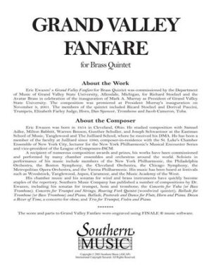 Grand Valley Fanfare Grand Valley Fanfare