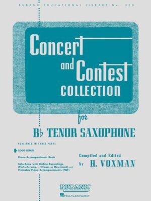 Concert and Contest Collection for Bb Tenor Saxophone Concert and Contest Collection for Bb Tenor Saxophone