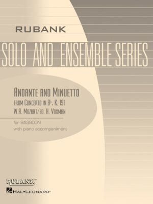 Andante and Menuetto (from Concerto in Bb, K.191) Andante and Menuetto (from Concerto in Bb, K.191)