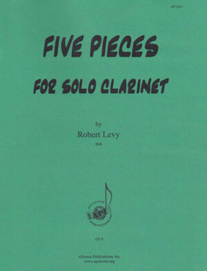 Five Pieces for Solo Clarinet