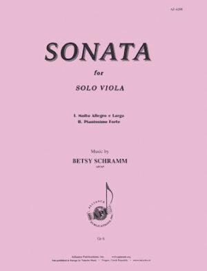 Sonata for Solo Viola Sonata for Solo Viola
