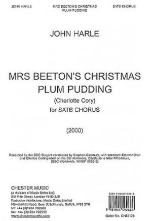 John Harle: Mrs Beeton’s Christmas Plum Pudding John Harle: Mrs Beeton’s Christmas Plum Pudding