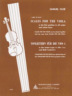 I Like to Play Scales for the Viola I Like to Play Scales for the Viola