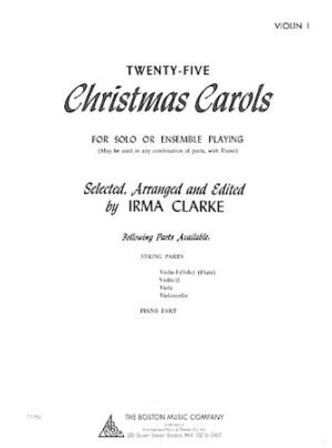 Twenty-Five Christmas Carols – Violin I Twenty-Five Christmas Carols – Violin I