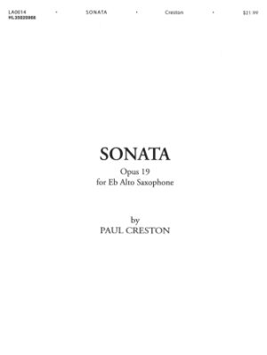 Sonata, Op. 19 Sonata, Op. 19