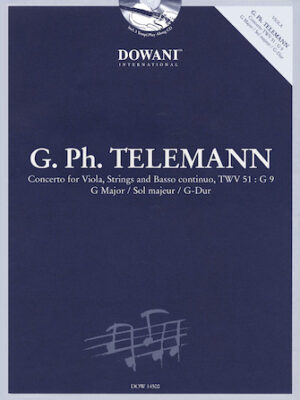 Telemann: Concerto for Viola, Strings and Basso Continuo TWV 51:G9 in G Major Telemann: Concerto for Viola, Strings and Basso Continuo TWV 51:G9 in G Major
