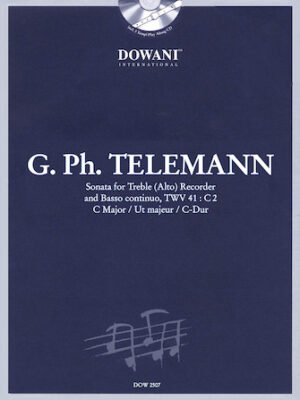 Telemann: Sonata in C Major for Treble (Alto) Recorder and Basso Continuo TWV41:C2 Telemann: Sonata in C Major for Treble (Alto) Recorder and Basso Continuo TWV41:C2