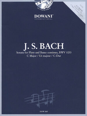 Bach: Sonata for Flute and Basso Continuo in C Major, BWV 1033 Bach: Sonata for Flute and Basso Continuo in C Major, BWV 1033