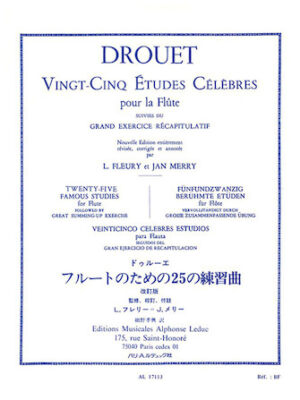Vingt-Cinq Etudes Célebres pour la Flute