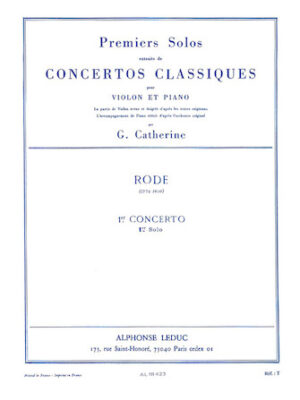 Premier Solos Concertos Classiques – Concerto No. 1, Solo No. 1 Premier Solos Concertos Classiques – Concerto No. 1, Solo No. 1