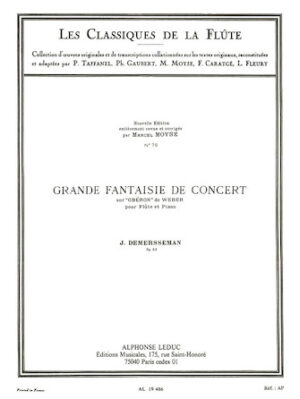Great Concert Fantasy, Op. 52 – Les Classiques de la Flute No. 76 Great Concert Fantasy, Op. 52 – Les Classiques de la Flute No. 76