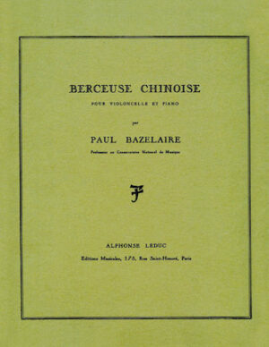 Berceuse Chinoise Op. 115