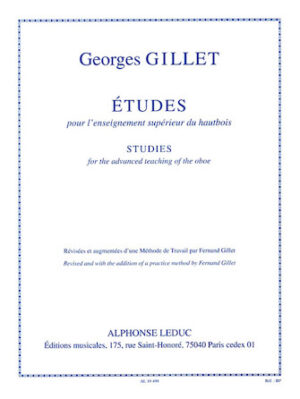 Etudes pour l’Enseignement Superieur du Hautbois Etudes pour l’Enseignement Superieur du Hautbois