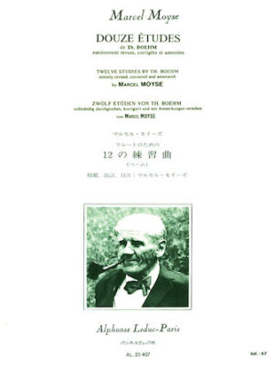 Douze Etudes de Boehm Douze Etudes de Boehm