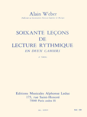 60 Lecons De Lecture Rythmique – Volume 2 60 Lecons De Lecture Rythmique – Volume 2