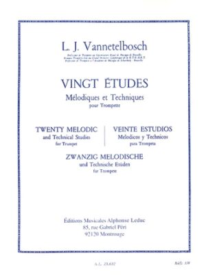 Vingt Études Mélodiques et Techniques pour Trompette