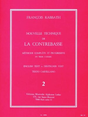 Nouvelle Technique de la Contrebasse – Volume 2 Nouvelle Technique de la Contrebasse – Volume 2