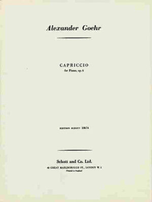Capriccio Op. 6 Capriccio Op. 6