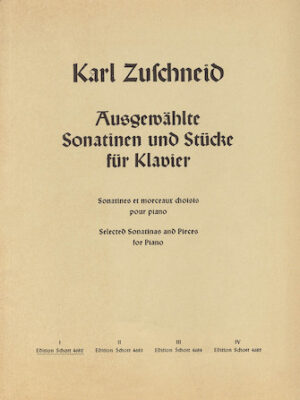 Ausgewählte Sonatinen und Stücke für Klavier Ausgewählte Sonatinen und Stücke für Klavier