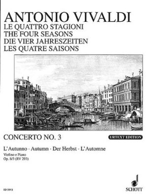 Concerto Op. 8, No. 3 Autumn Concerto Op. 8, No. 3 Autumn