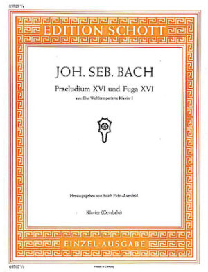 Prelude and Fugue No. 16 in G Minor